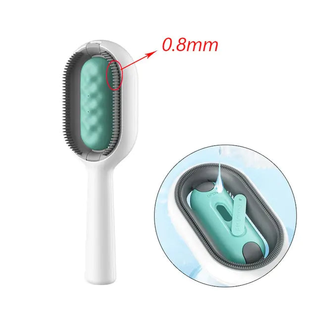 Pawtank FurEase - 2 in 1 Pet Grooming Brush